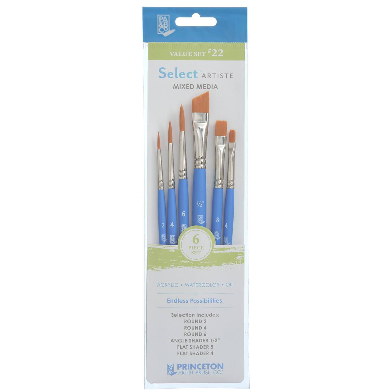 Princeton™ Select™ Artiste Series 3750 #22 Brush Set